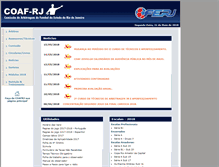 Tablet Screenshot of coafrj.com.br